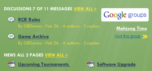 MahjongTime Google Group