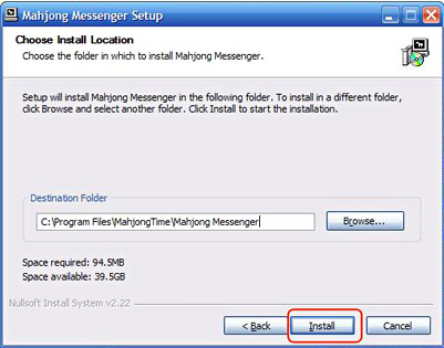 Mahjong Messenger Installation