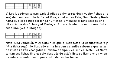 European Mahjong Game Rules - Dealing the tiles